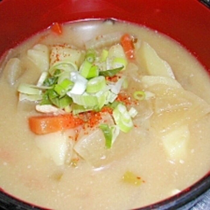 京風 根菜たっぷり白味噌入り豚汁 レシピ 作り方 By ワンコ紋ちゃん 楽天レシピ 京風 根菜たっぷり白味噌入り豚汁 レシピ 作り方 By ワンコ紋ちゃん 楽天レシピ